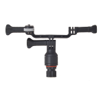Action Cameras Holder with Additional Mount for Lighting