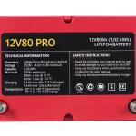 12V 80 PRO lifePO4 battery 1,01 kWh