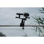 Action Cameras Holder with Additional Mount for Lighting