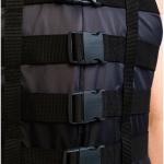 JOBE 4 Buckle Vest Black
