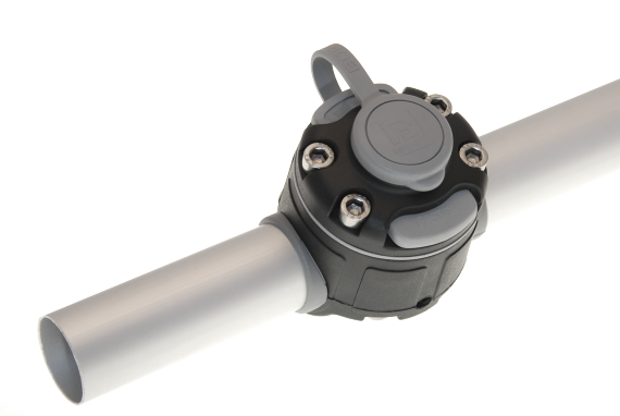 BORIKA Round Rail  610 mm  with Two Mounts  FMr132