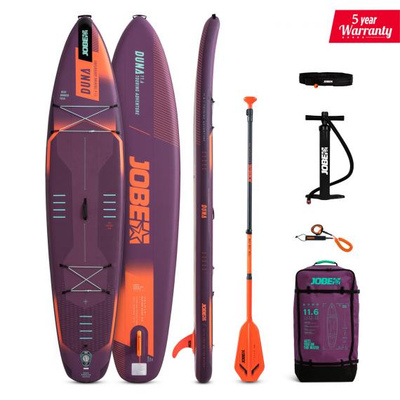 JOBE „Aero Duna“ SUP Lentos 11,6 Komplektas, Violetinis