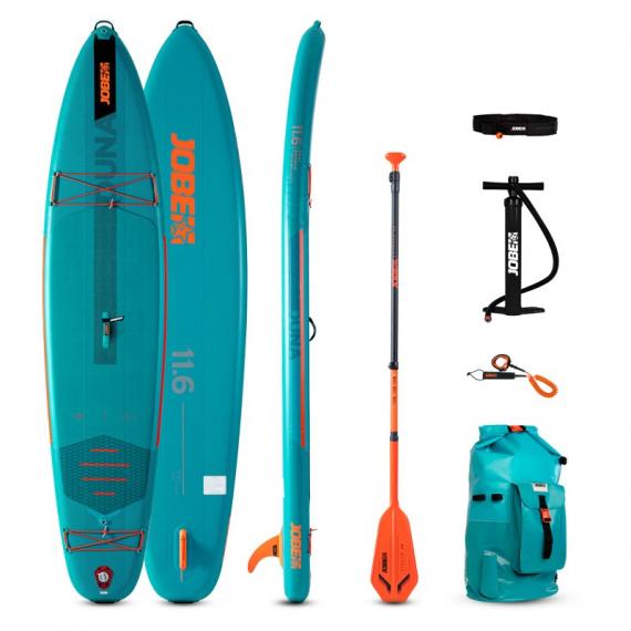 JOBE Aero Duna SUP Board 11.6 Package Teal